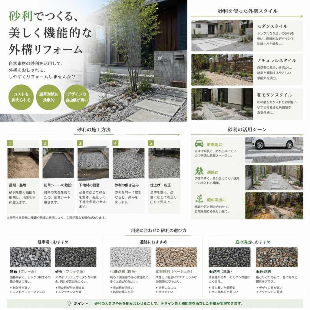 4. 様々な外構リフォームのスタイル