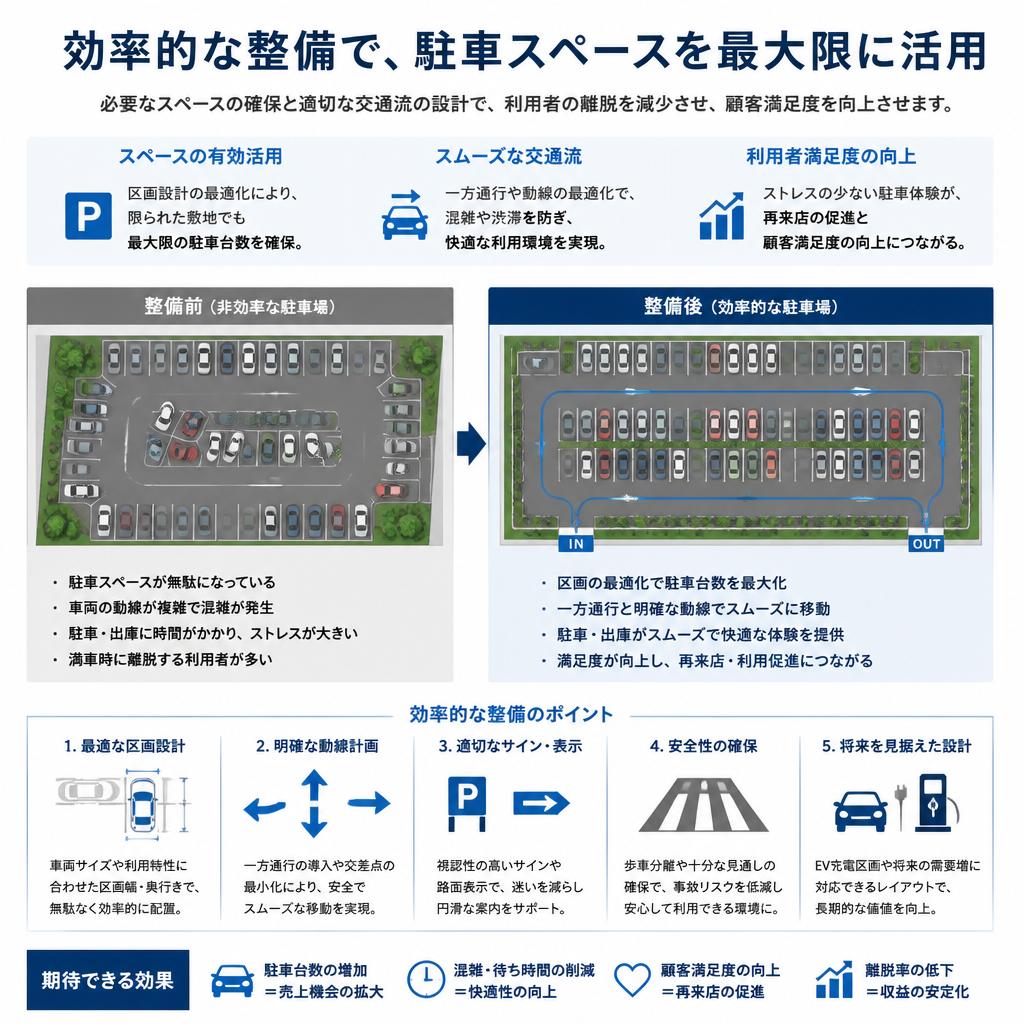 効率的な駐車場整備のメリット