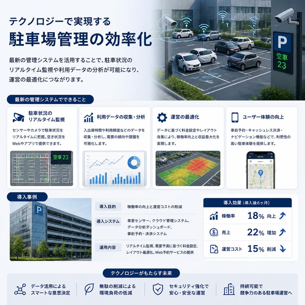 最新の駐車場管理技術