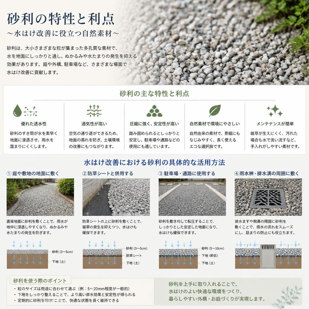 2. 砂利の多様な利用法
