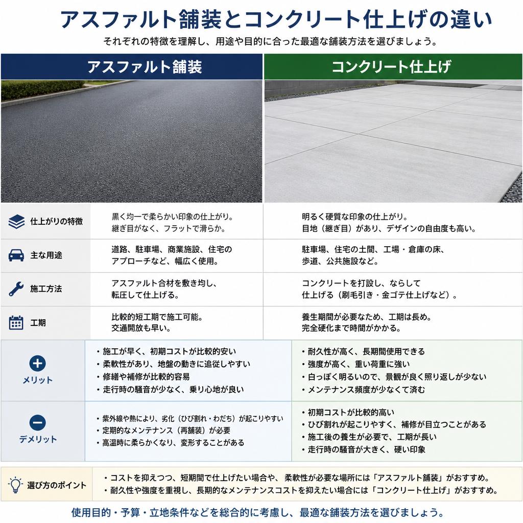 4. コンクリート仕上げとの比較