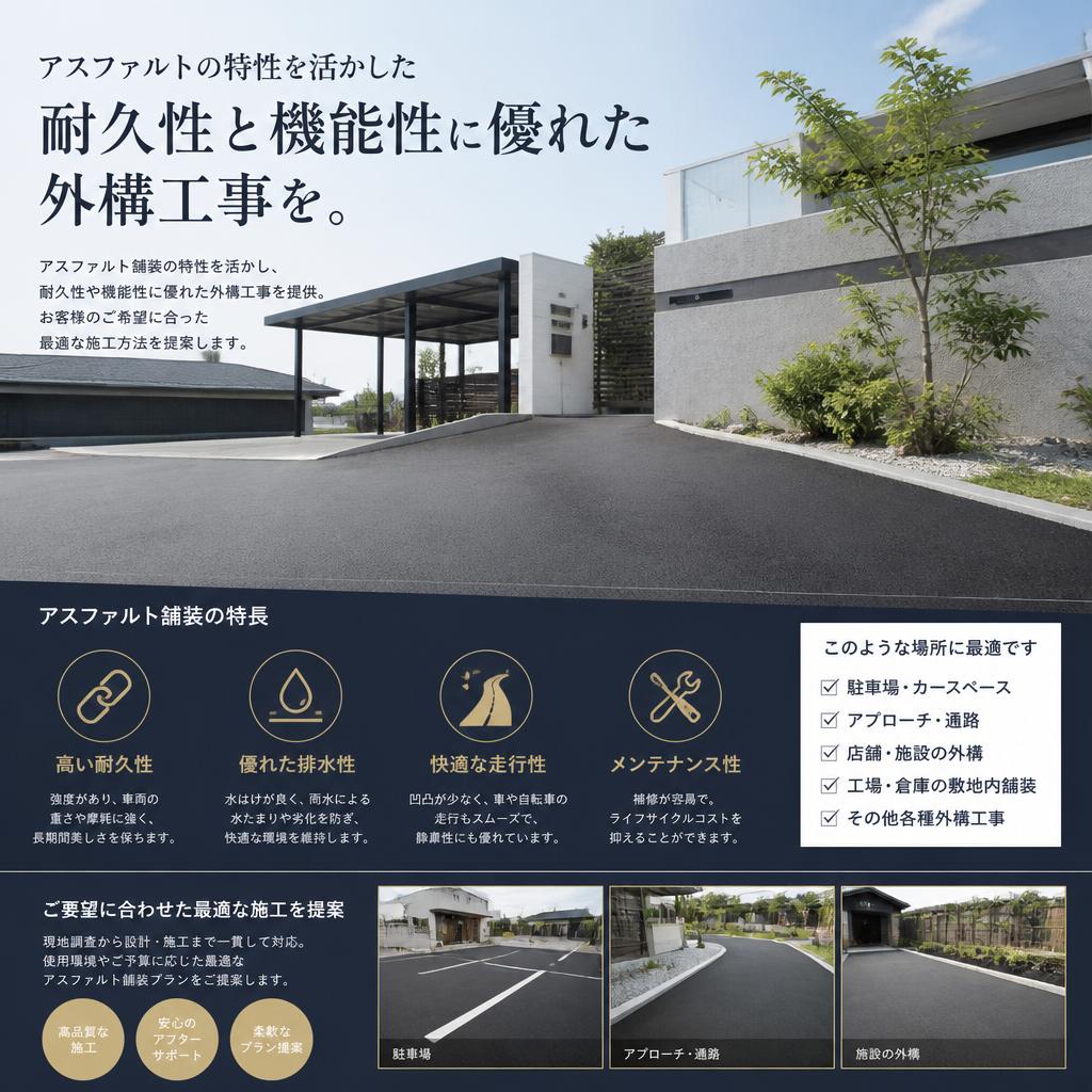 2. 数々の特長を活かした外構工事
