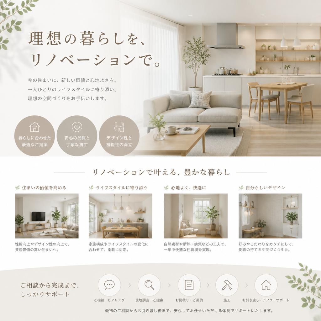 実績紹介とお客様の声