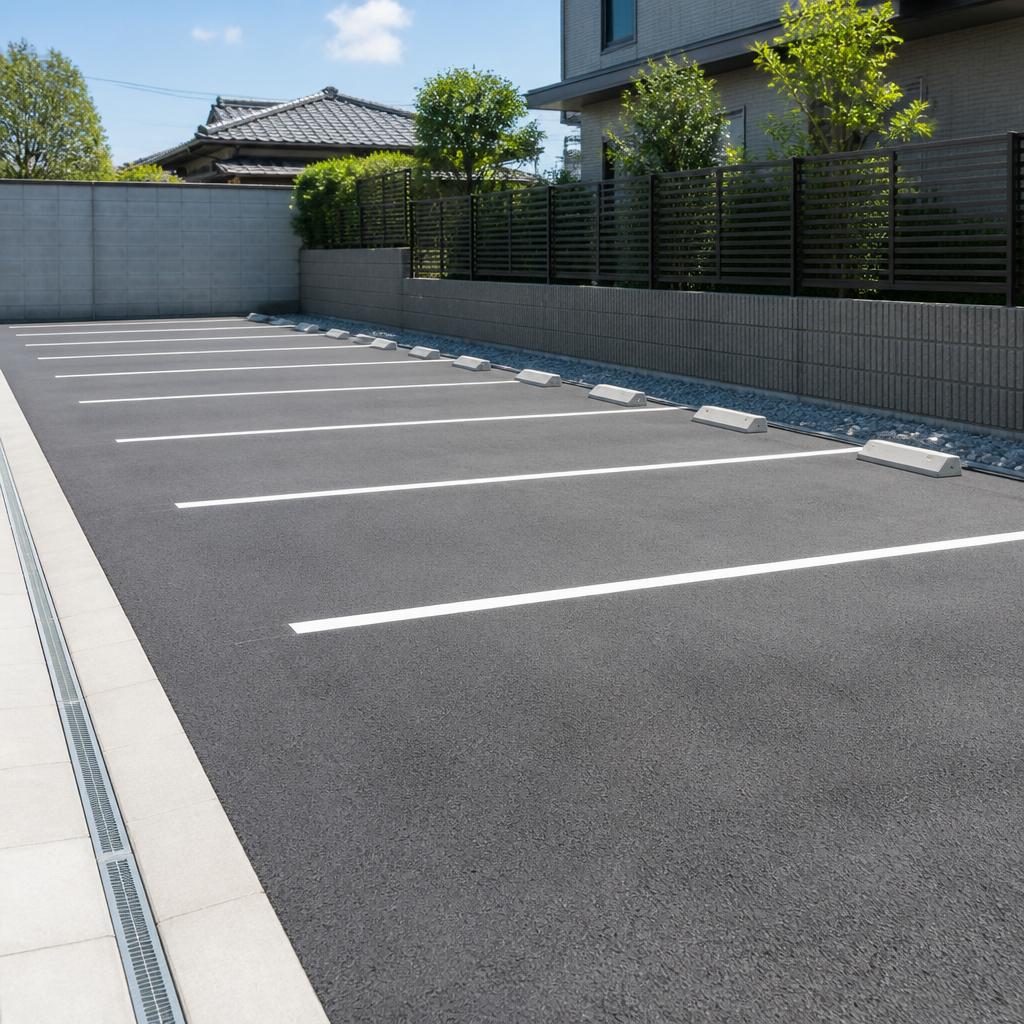 雑草のない快適な駐車場を実現！
